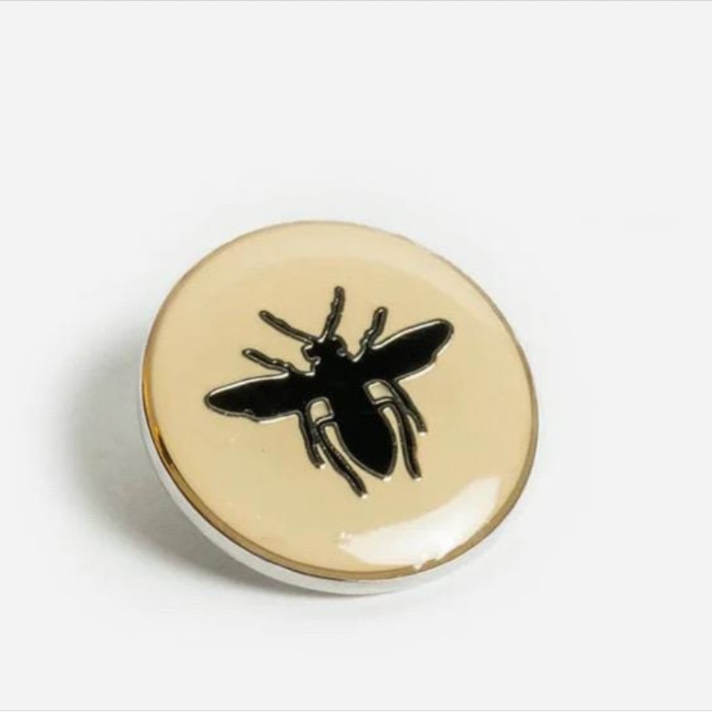 SOLD
CHRISTIAN DIOR Unisex Black Bee Brooch/Pin/Badge